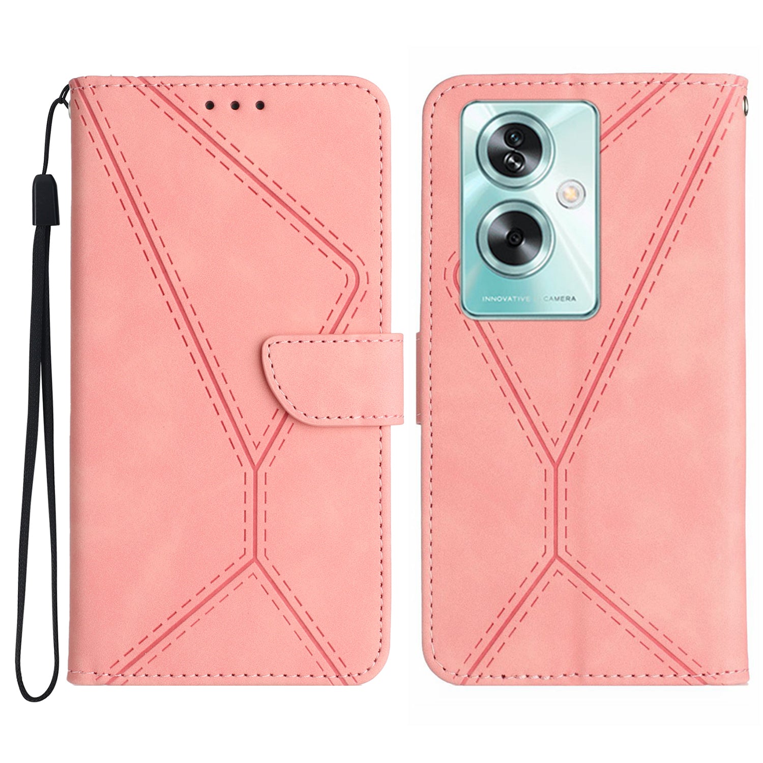 HT05 For Oppo Reno11 F 5G / F25 Pro 5G Case Lins Imprinted Leather Wallet Phone Cover HT05 For Oppo Reno11 F 5G / F25 Pro 5G Case Lins Imprinted Leather Wallet Phone Cover